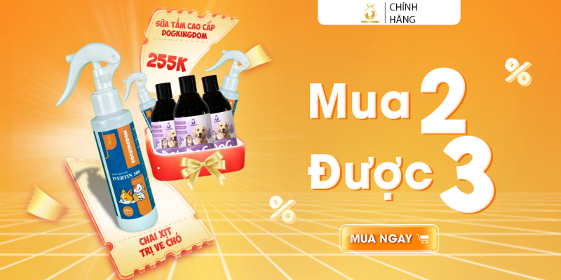Combo sữa tắm + xịt ve Pet shop Pet WOW