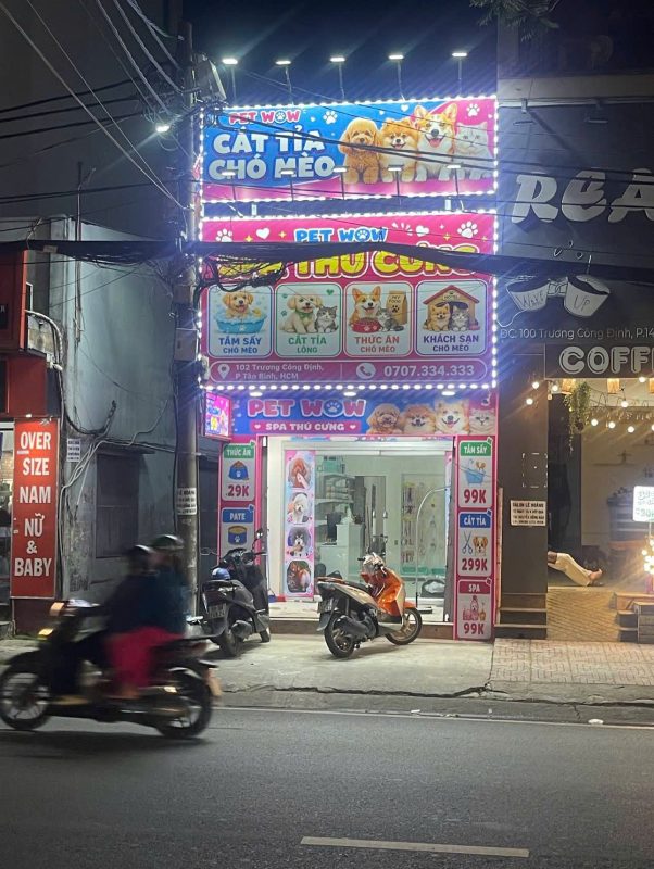 spa thú cưng gần The Harmona chi nhánh Pet WOW Tân Bình